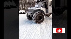 Вездеход Обычный, на ободрышах, мосты уаз