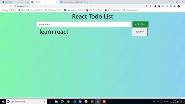 Learn React Hooks and Firebase with Hands On Projects (2 TodoList part 2) смотреть онлайн