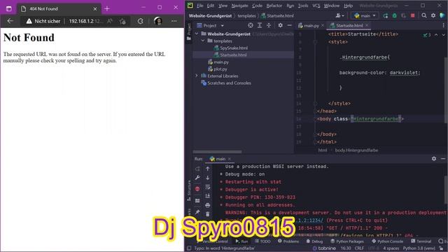 Let's Coding: Webadressen mit Python und Flask aufsetzten смотреть онлайн