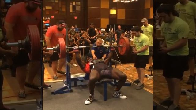 Тии Поопола (Халк), жим лёжа - raw - 244 кг, с. в. 100 кг. смотреть онлайн