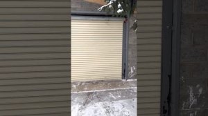 Рулонные ворота для гаража своими руками