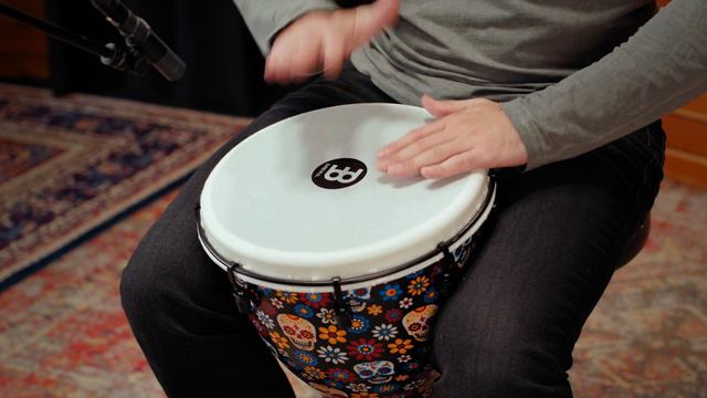 Meinl Percussion Alpine Series Djembe, 12", Synthetic Head, Day Of The Dead (ADJ12-DA) смотреть онлайн