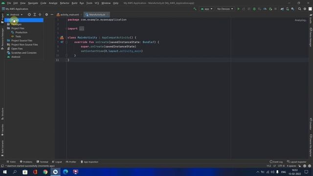 AWS Integrated Android Appplication - #2 Android Studio Overview and Setup смотреть онлайн