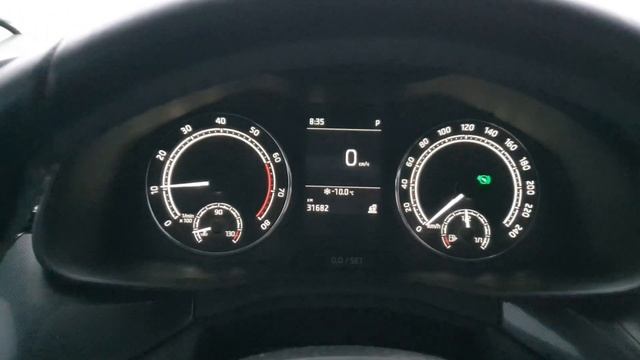 Прогрев машины с печкой и без. Есть ли разница??? Проверяем, на Шкода Рапид 2021. смотреть онлайн