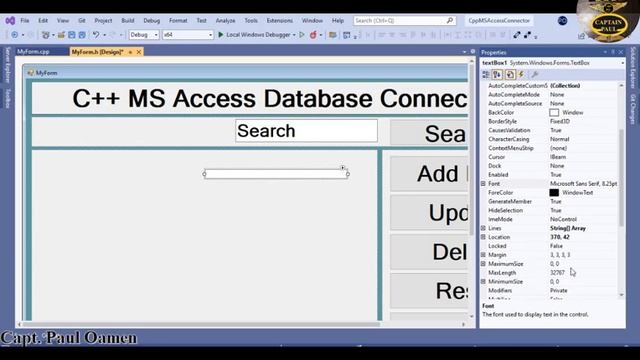 How to Connect MS Access Database in Visual C++ with Save, Update, Delete, and Search - Part 1 of 3 смотреть онлайн