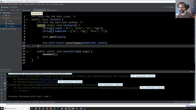 [Testing, Video 3] A Simple JUnit Test смотреть онлайн