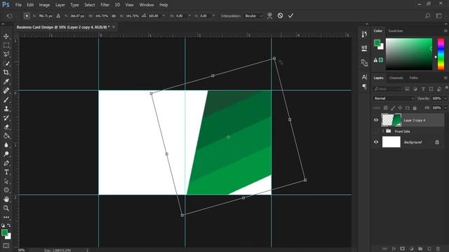 Photoshop Tutorial - Professional Business Card Design смотреть онлайн