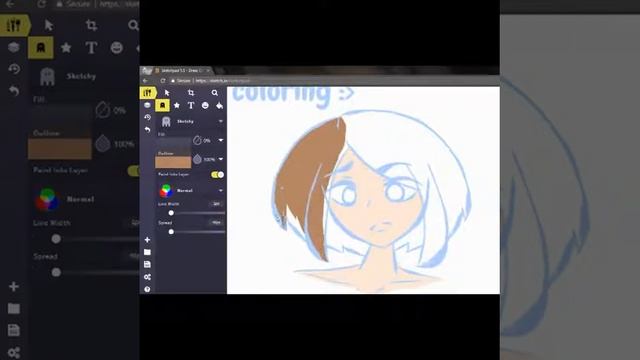 How i draw face(s) on Sketch.io (tutorial) |Ochaco Uraraka| Sht posting смотреть онлайн