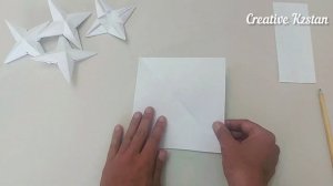 Как сделать 4 конечную звезду ниндзя СИРЮКЕН  How to make 4 ultimate star ninja Shuriken