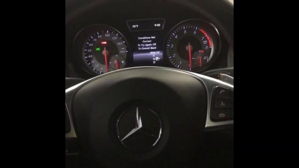 Service Reset menu (Brake pad replacement) Mercedes w117 (CLA)