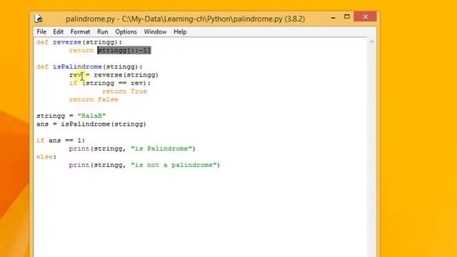 Python Tutorial 15: Python program to find the Palindrome смотреть онлайн