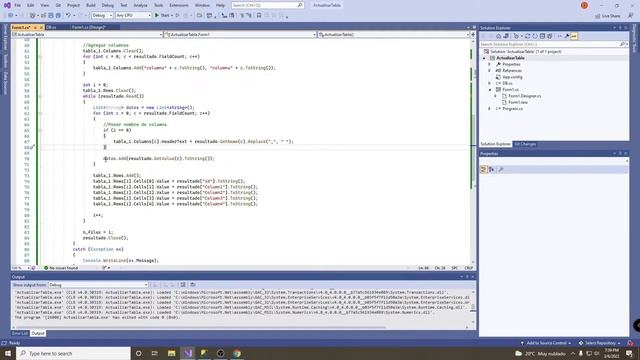 Actualizar DataGridView con tabla de base de datos SQL Server смотреть онлайн
