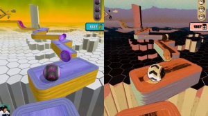Going Balls Android Game Vs Video Reverse SpeedRun Gameplay #1027