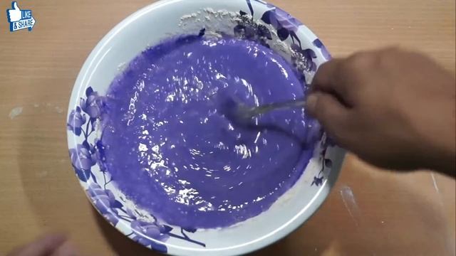 How To Make Slime Without Glue Or Borax! How To Make Slime With Flour and Sugar l DIY No Glue Slime смотреть онлайн