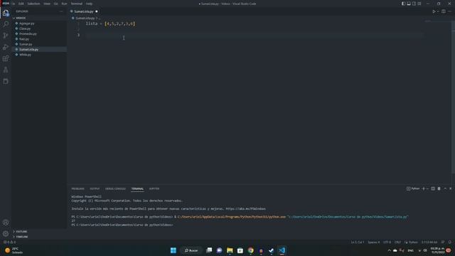 Cómo Sumar Los Elementos De Una Lista En Python (2023) смотреть онлайн