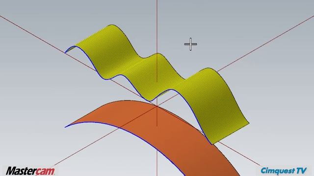 Mastercam 2023 — Tool Axis Control from Reference Surface | 2 Minute Tuesday смотреть онлайн