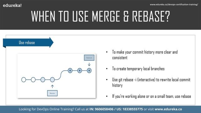 Git Merge vs Git Rebase | Git Workflow | Git Tutorial for Beginners | DevOps Training | Edureka смотреть онлайн