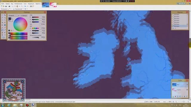 6. Крестоносцы 2/Crusader Kings 2. Редактирование файла colormap_water.dds смотреть онлайн