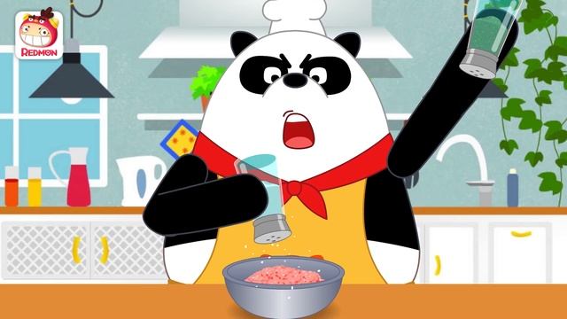 Tacos | Chef PANDA | Making food | for children | funny video | REDMON смотреть онлайн