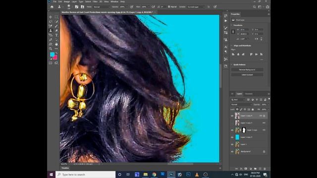 Photoshop 2023 tutorial in telugu || NivedaThomas Photo Oil Paint Effect || Color Grading Tutorial смотреть онлайн