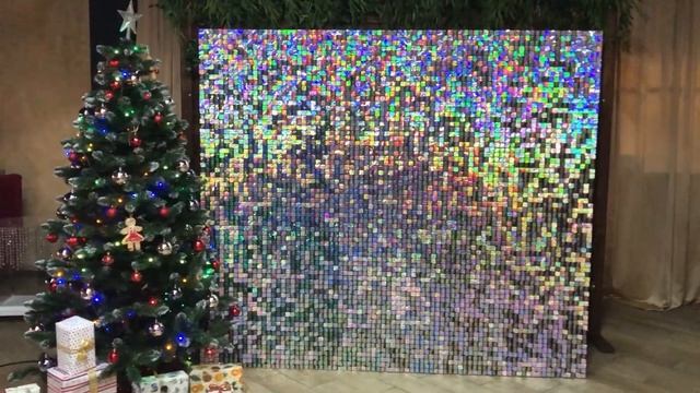 Фотозона из пайеток на Новый год 2020 смотреть онлайн