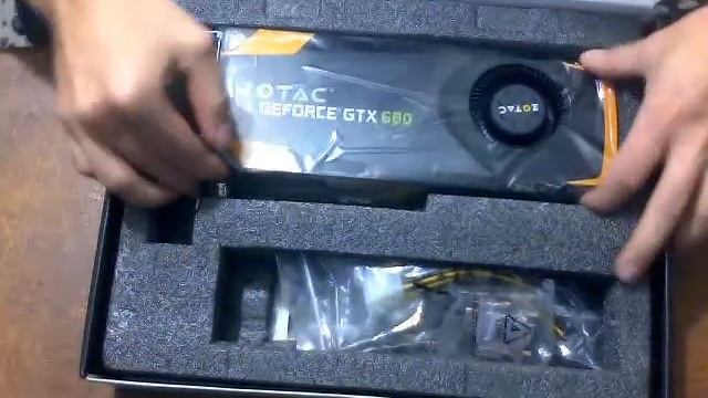 Zotac Video GTX 680 2GB DDR5 unboxing смотреть онлайн