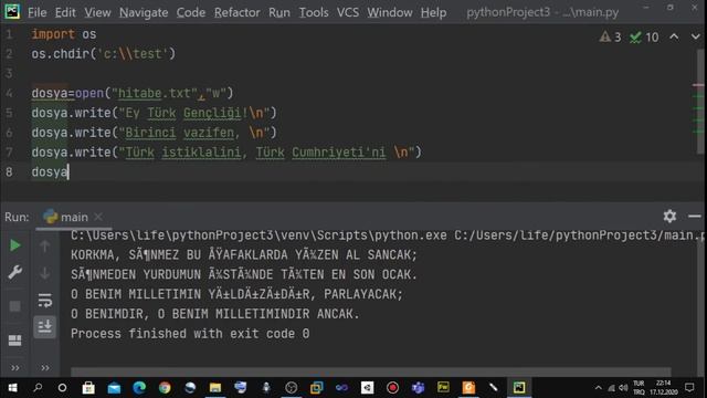 32- Python (Dosya İşlemleri) смотреть онлайн