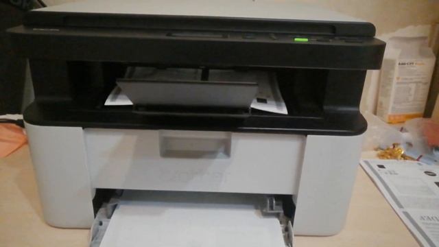 Печать на МФУ лазерном Brother DCP-1623WR смотреть онлайн