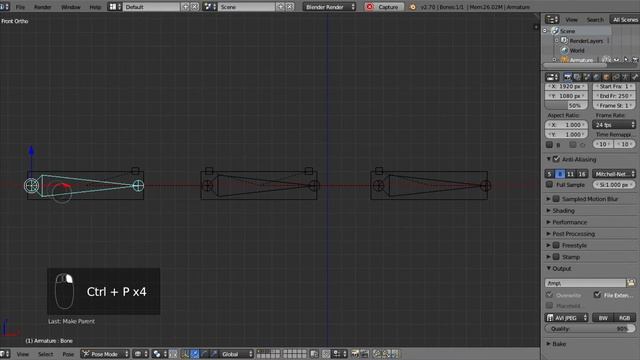 Blender 3D Tutorial 2 hook curve parent смотреть онлайн