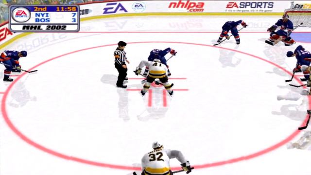 NHL 2002 Gameplay Boston Bruins vs New York Islanders смотреть онлайн