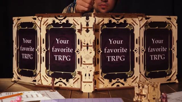 Ugears Games презентует - Механические девайсы для настольных игр Promo Video смотреть онлайн