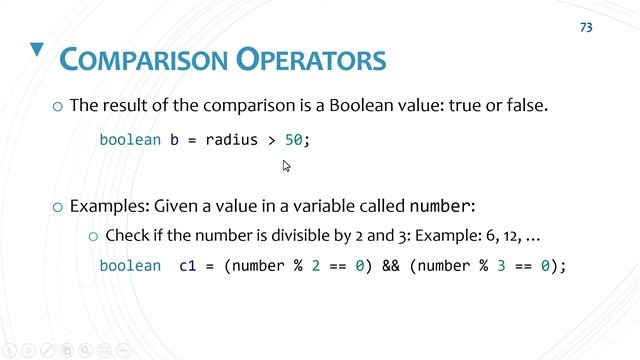 Assignment, Comparison and Logical Operators in Java смотреть онлайн