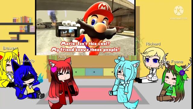 My OC's react to SMG4 Mario react to Nintendo memes 2/Gacha club смотреть онлайн