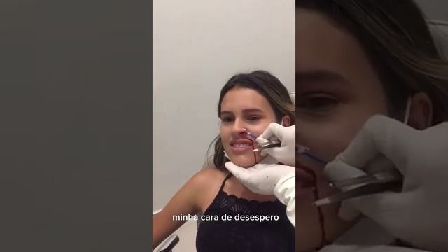 У девочки побежала кровь когда ей сделали пирсинг, Видео из ТТ ❕❕❕