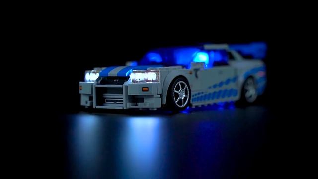 Lightailing Light Kit For Lego 2 Fast 2 Furious Nissan Skyline GT-R (R34) 76917 смотреть онлайн