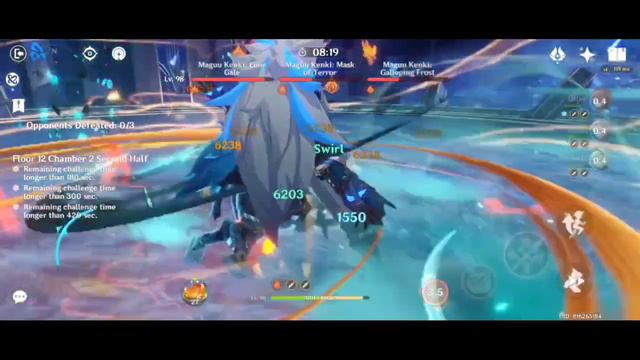 Yae Miko Aggravate & Diluc Mono Pyro - Spiral Abyss 3.4 Floor 12 | Genshin Impact смотреть онлайн
