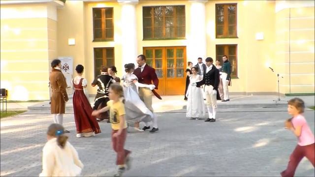"Ночь в музее 2014". Бородинский музей. Кадриль русская. смотреть онлайн