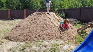 20 тонн песка на огороде.. Зачем и почему