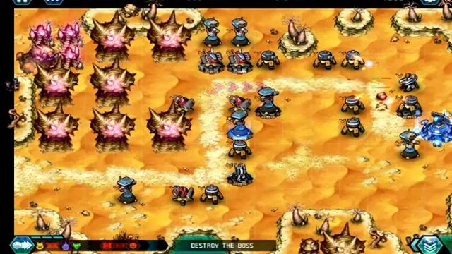 Tower Defense - Level B8 Bone Dry [Android Game Gameplay] смотреть онлайн