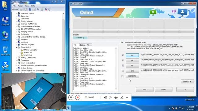 Samsung A21S A217F Fix Only Official Released Binaries Are Allowed How To Full Flash A21S