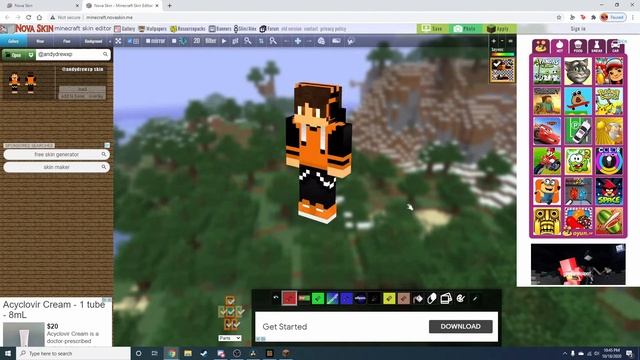 How to Import Any Minecraft Skin from Java Edition to Bedrock on Windows 10 смотреть онлайн