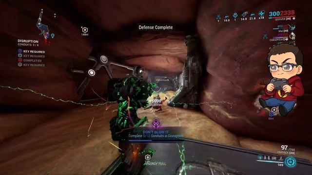 Warframe - Qorvex vs Archon Hunt (Archon Amar) смотреть онлайн