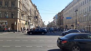 По Невскому от Московского вокзала