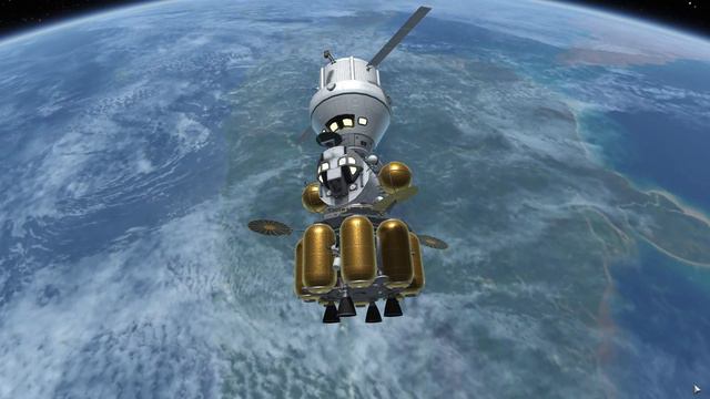 How to fly to the Moon on the ARES-V rocket? Kerbal Space Program. (SUB) смотреть онлайн