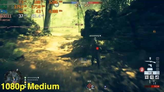 Radeon RX 550 Battlefield 1 Multiplayer Gameplay - 1080p Ultra/High/Medium/Low Settings смотреть онлайн