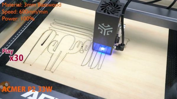 ACMER P2 33W Cactus 3D Wooden Puzzle