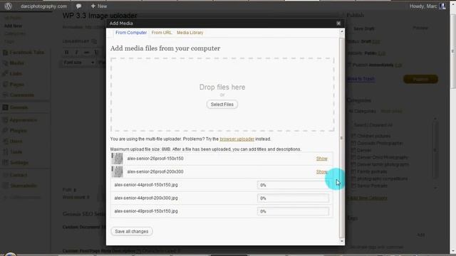 WordPress 3.3 media uploader смотреть онлайн