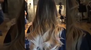 Окрашивание длинные волосы