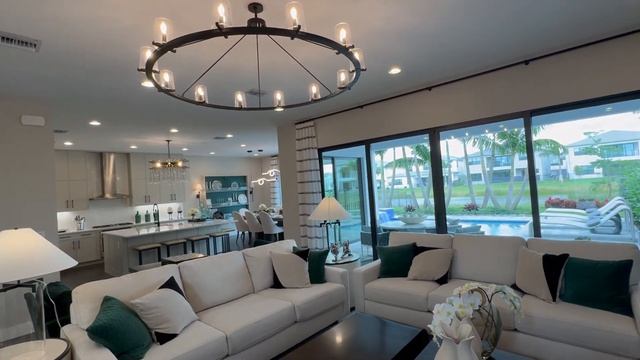 Прогулка по модельным домам Lotus Palm в Boca Raton, Florida. США смотреть онлайн