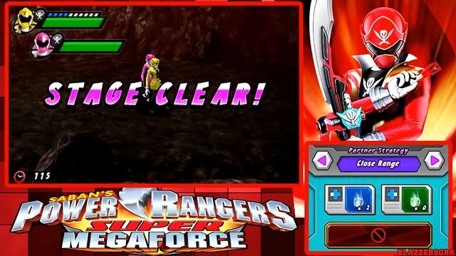 Power Rangers Super Megaforce 3DS - Walkthrough Part 2 Stage 2 [HD] смотреть онлайн